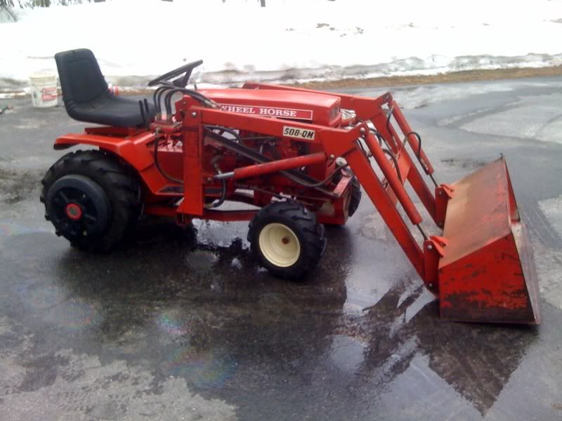 My New Ark Loader Wheel Horse Tractors RedSquare Wheel Horse Forum